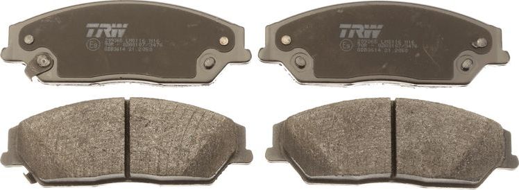 Тормозные колодки TRW. Артикул GDB3614
