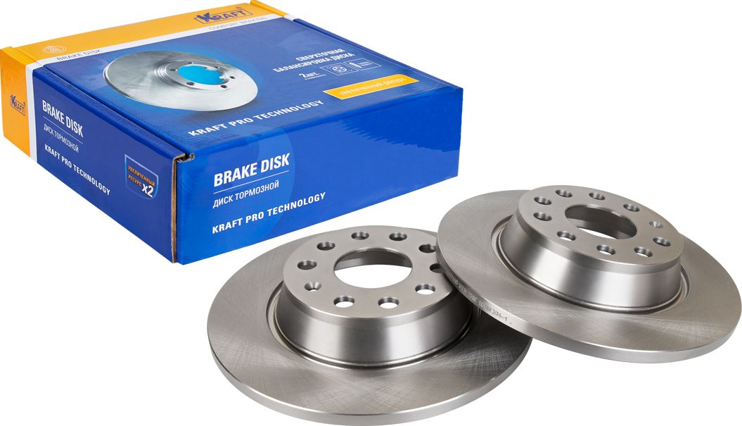 Диск тормозной задний (Kraft). Артикул KT016078