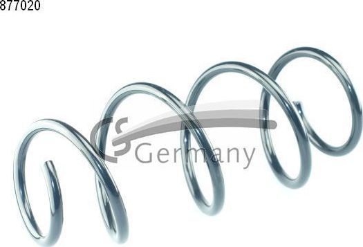 Пружина подвески CS-Germany передняя для Renault Clio V 2008-2010. Артикул 14.877.020