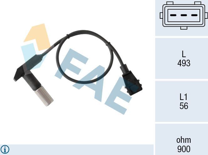Датчик положения коленвала FAE. Артикул 79208
