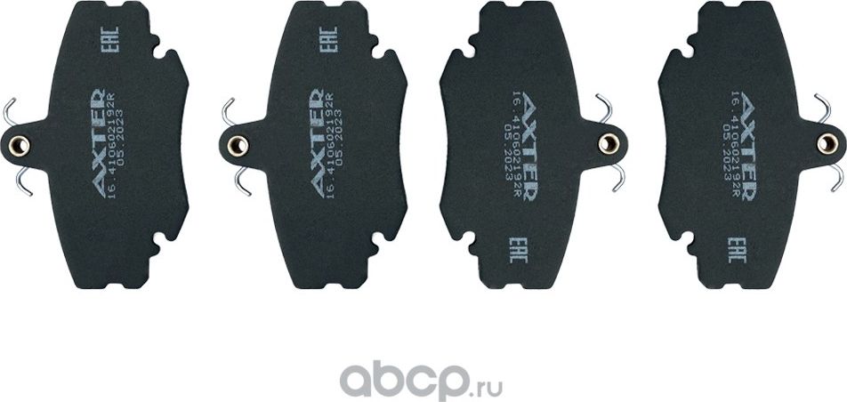 Колодки тормозные передние LADA Largus (8V), RENAULT, (к-т). AXTER Axter. Артикул 16410602192R
