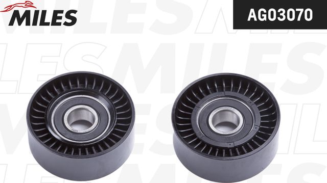 Натяжной ролик (натяжитель) приводного ремня Miles. Артикул AG03070