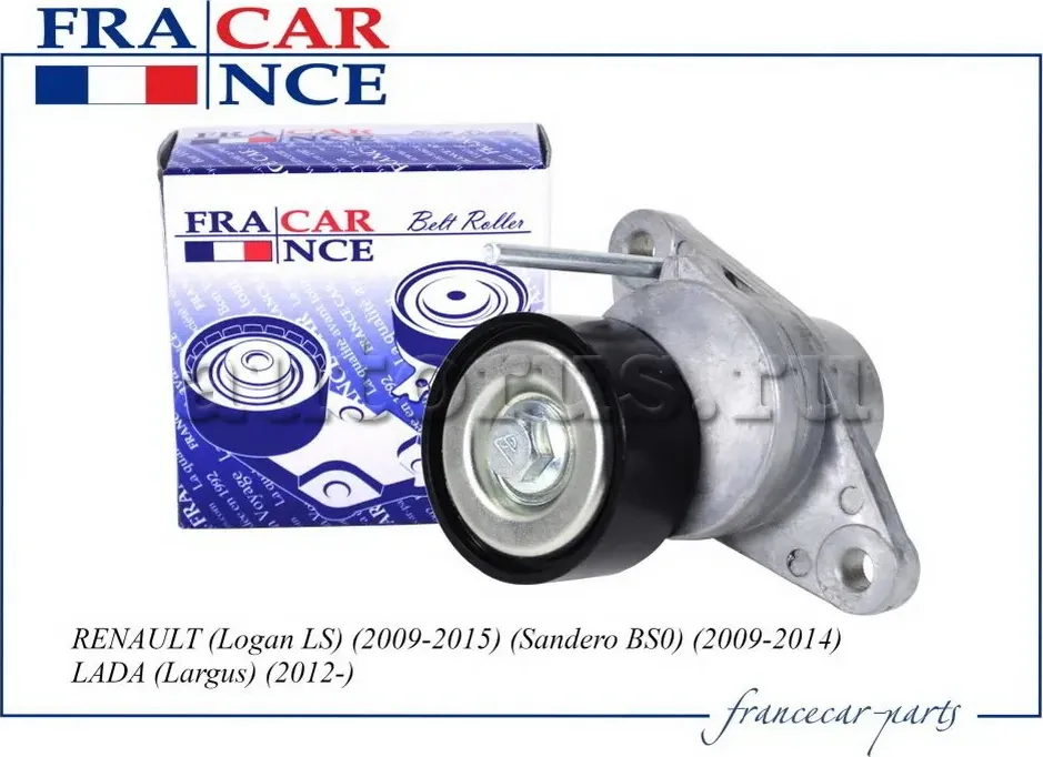Ролик ремня генератора Renault Logan Sandero Duster Lada Largus с ГУР с кондиц. (Francecar). Артикул FCR220016