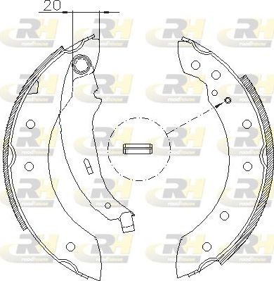 Тормозные колодки RoadHouse. Артикул 4199.01