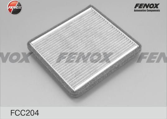 Салонный фильтр Fenox. Артикул FCC204