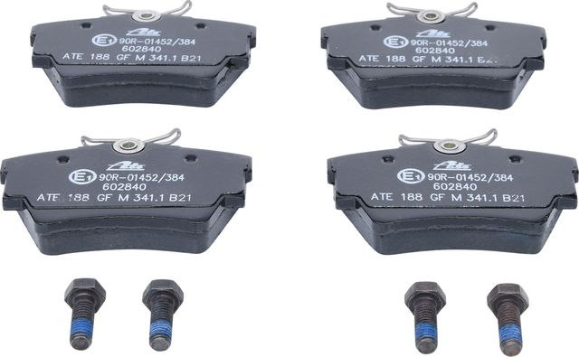 Тормозные колодки ATE задние для Renault Trafic II 2001-2014. Артикул 13.0460-2840.2