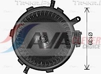 Вентилятор, мотор печки (отопителя) салона AVA передний для Fiat Ducato III 2006-2026. Артикул PE8430