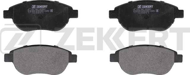 Тормозные колодки Zekkert передние для Fiat Idea 2004-2016. Артикул BS-1447
