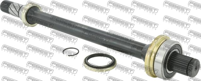 Полуось (привод в сборе, приводной вал) Febest передняя правая для Mazda 2 I (DY) 2003-2007. Артикул 0512-DC5