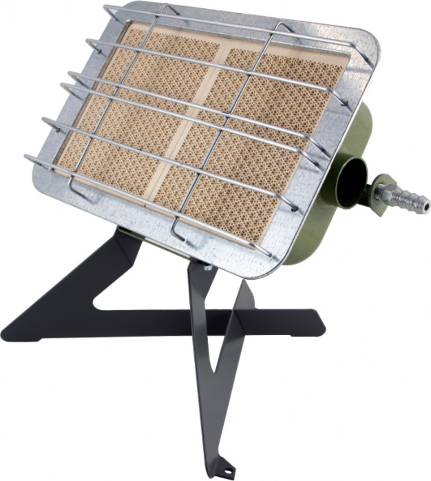 Обогреватель (горелка) Следопыт Торос инфракрасный газовый с ножками, 3,65 кВт. Артикул PF-GHP-T3.65L