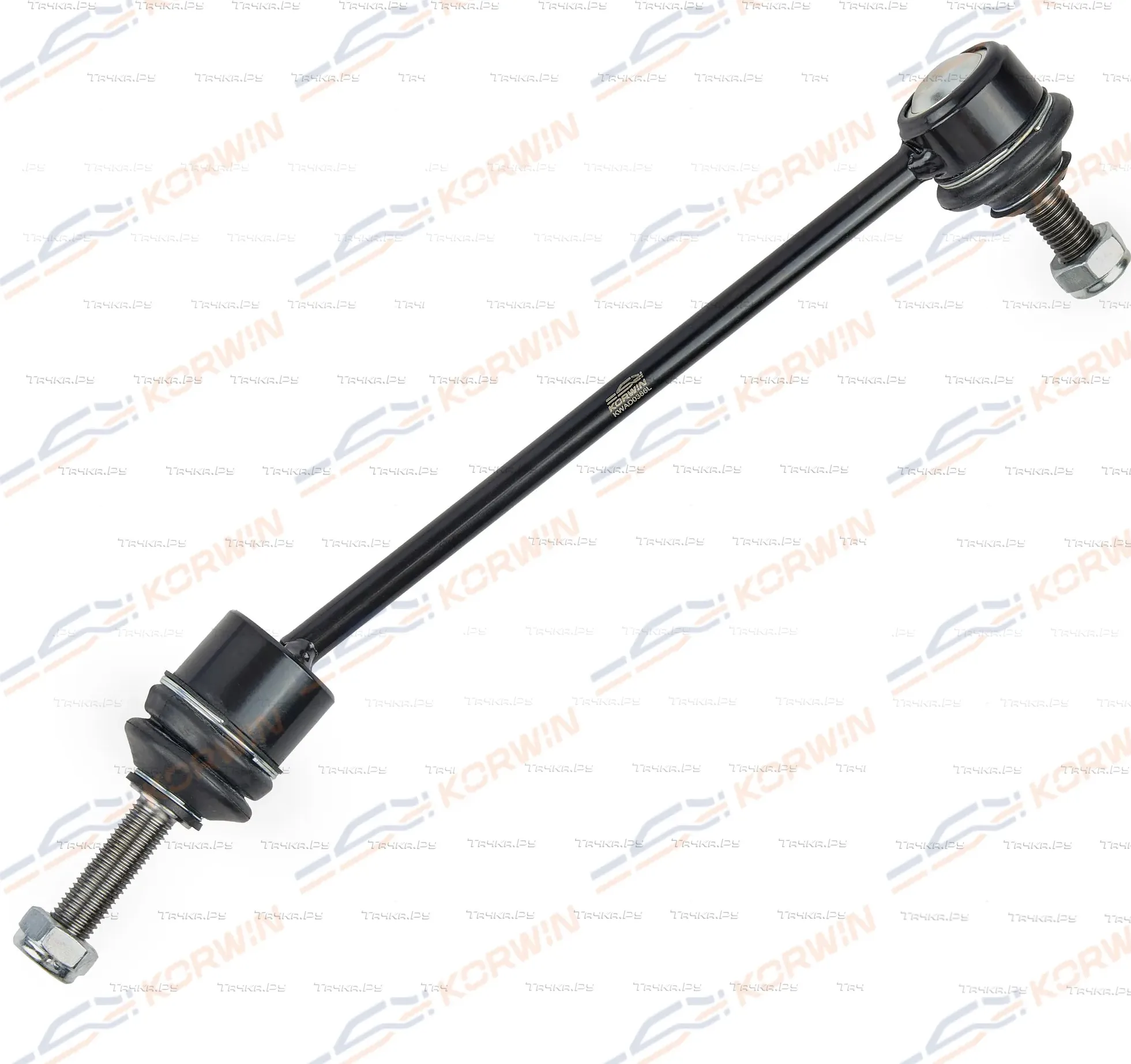 Стойка стабилизатора FR L Mercedes W221, W221 4matic (гарантия 1 год/30т.км) (Korwin). Артикул KWAD0386L