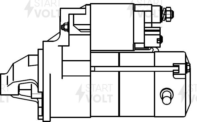 Стартер StartVOLT для Toyota Echo 1999-2005. Артикул LSt 1917