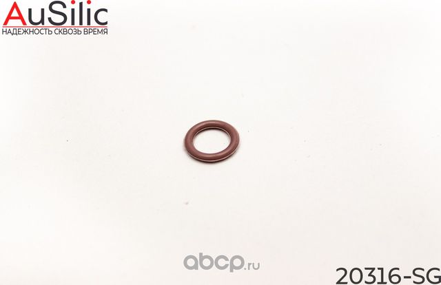 Фторсиликоновое кольцо уплотнительное топливной трубки (7,7x11,3x1,6 )(Гарантия 2 года) AUSILIC 20316SG. Артикул 20316SG