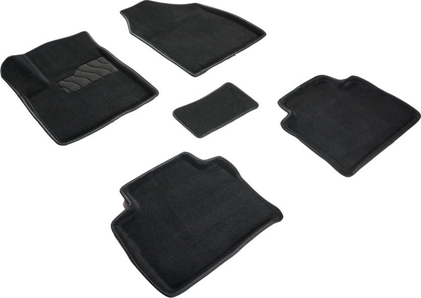 Коврики Seintex 3D ворсовые для салона Jetour Dashing 2022-2026 Черные. Артикул 99188