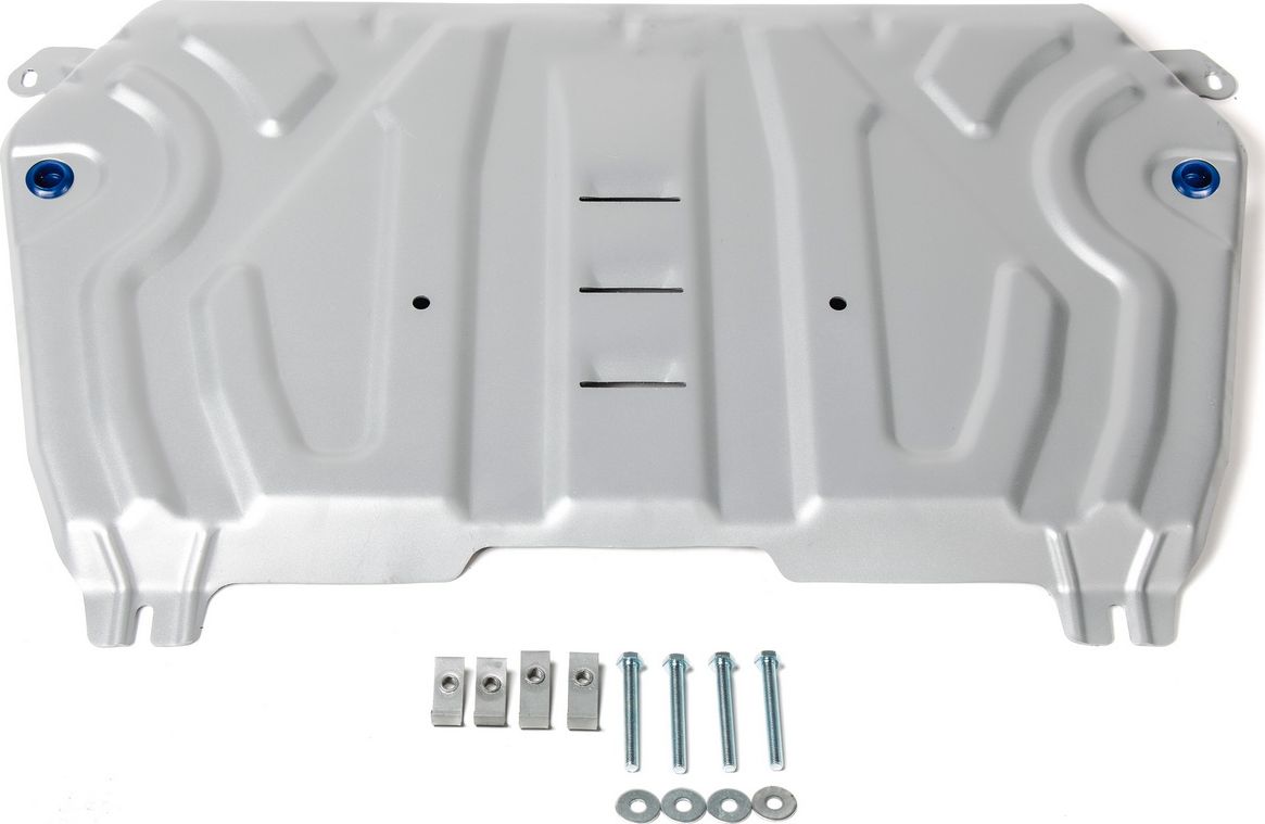 Защита алюминиевая Rival для картера и КПП (увеличенная) Lexus ES VII 2018-2026. Артикул 333.9518.2