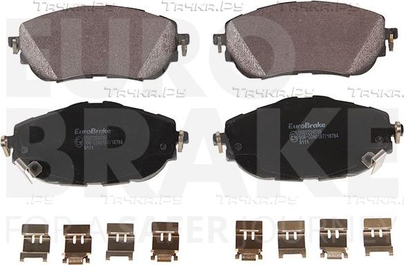 Тормозные колодки Eurobrake. Артикул 5502224599