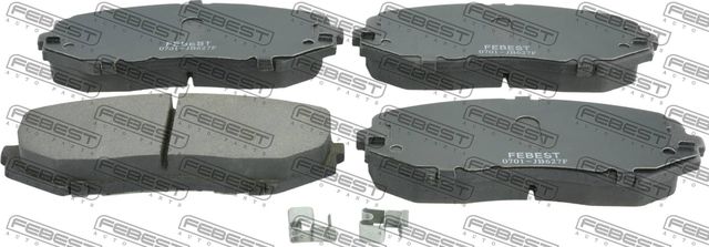 Тормозные колодки Febest передние для Suzuki Grand Vitara III 2005-2015. Артикул 0701-JB627F