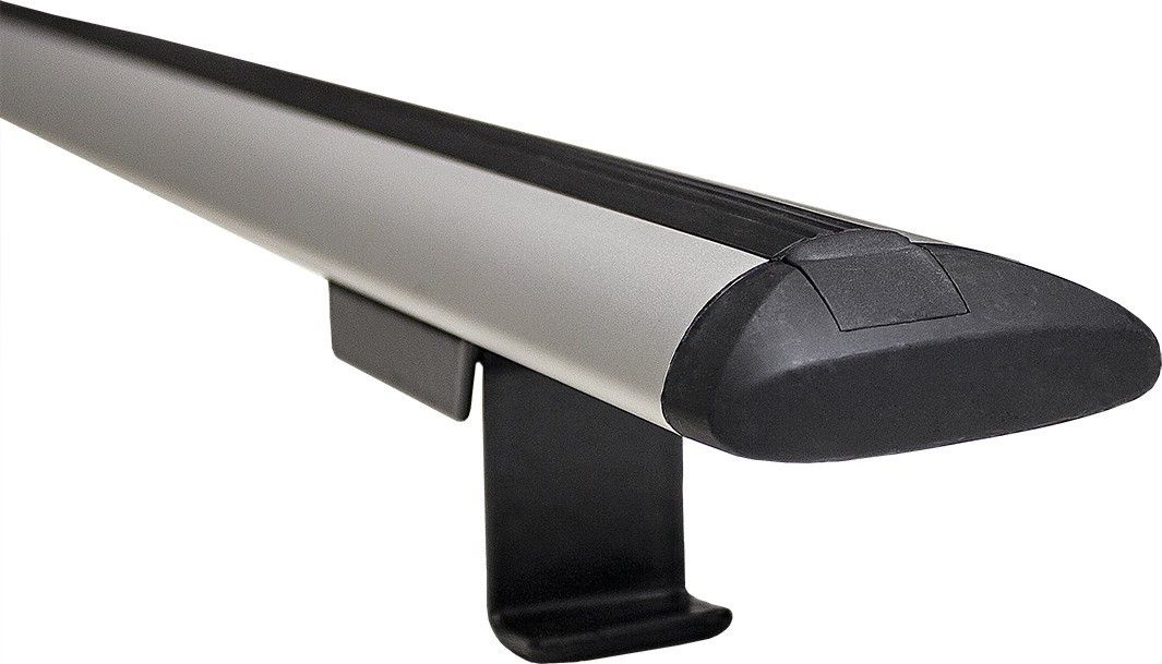 Багажник в сборе Атлант на широкие рейлинги для Renault Duster I рестайлинг 2015-2020 (Аэро-крыло дуги). Артикул 8517