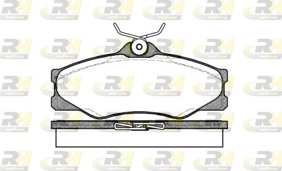 Тормозные колодки RoadHouse передние для Volkswagen Transporter T3 1979-1991. Артикул 2223.00
