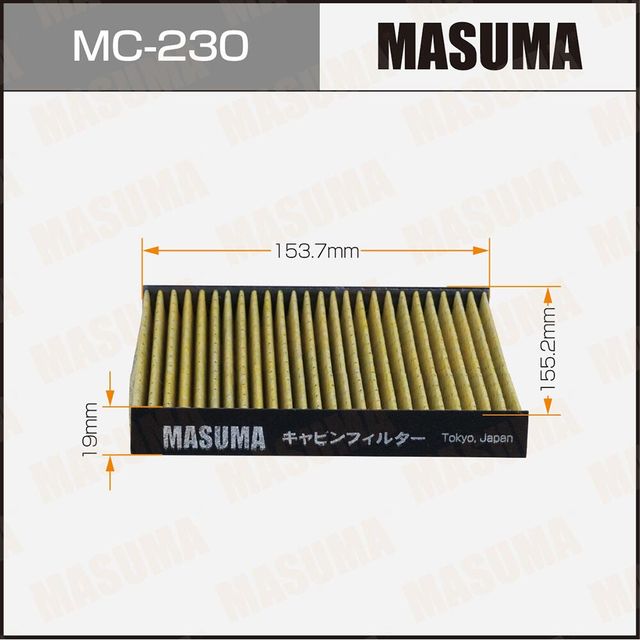 Салонный фильтр Masuma. Артикул MC-230