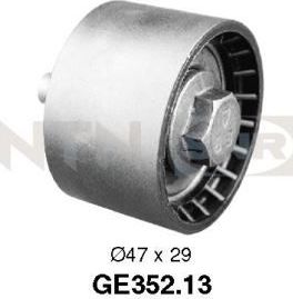 Направляющий (ведущий) ролик ремня ГРМ NTN / SNR. Артикул GE352.13
