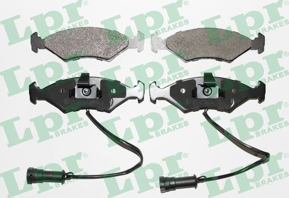 Тормозные колодки LPR передние для Ford Puma I 1997-2002. Артикул 05P1087