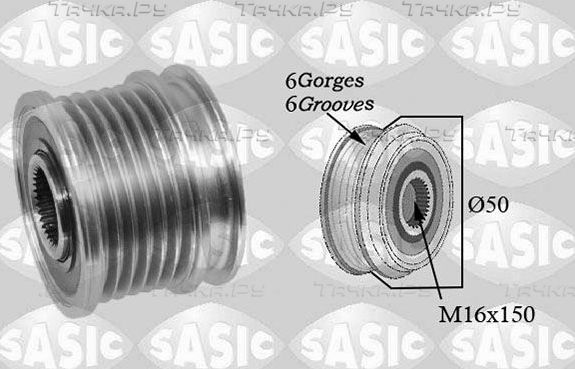 Муфта генератора обгонная Sasic для Mercedes-Benz Sprinter 906 2006-2026. Артикул 1676018