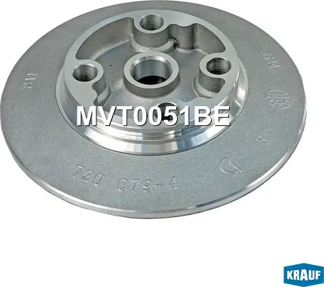 Задняя пластина турбокомпрессора Krauf. Артикул MVT0051BE