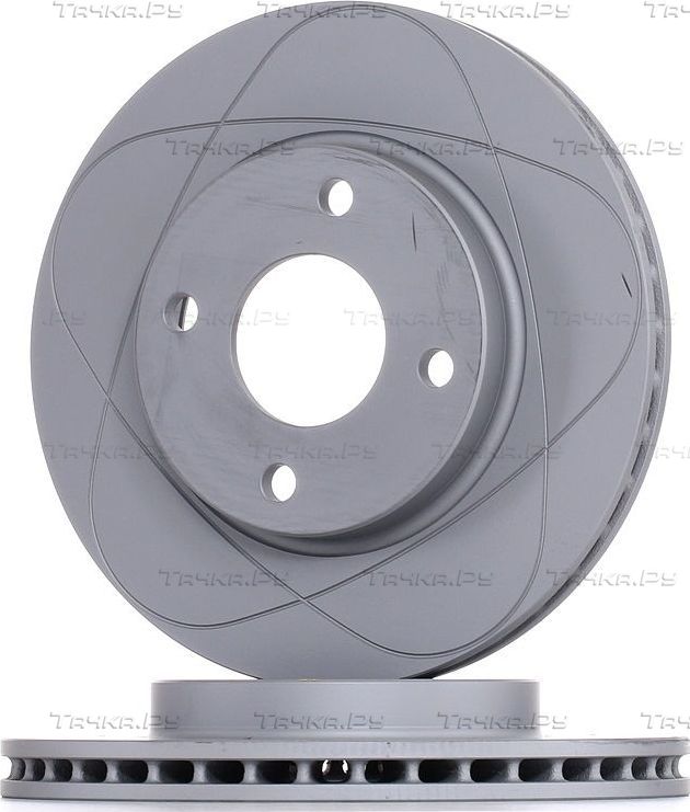 Тормозной диск ATE PowerDisc передний для Mazda 121 III 2000-2003. Артикул 24.0322-0172.1