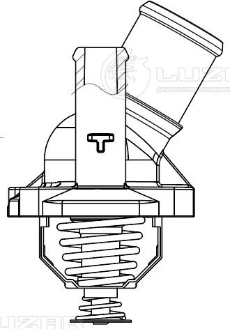 Термостат FORD/MAZDA MONDEO/CX-7 07- алюм.корп. (Luzar). Артикул LT1020