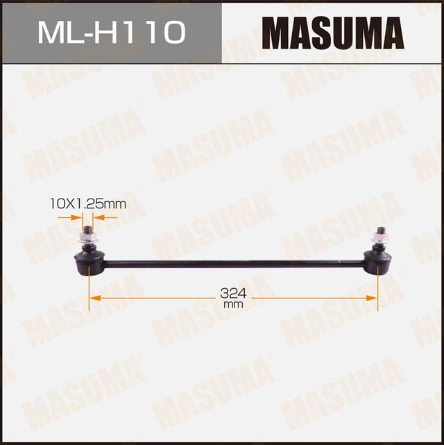 Стойка (тяга) стабилизатора Masuma передняя правая/левая для Honda Fit II 2007-2014. Артикул ML-H110