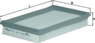 Воздушный фильтр Mahle. Артикул LX 532
