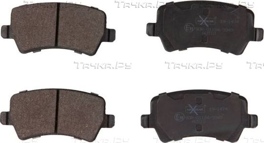 Тормозные колодки MaXgear задние для Volvo XC70 II 2007-2016. Артикул 19-1474