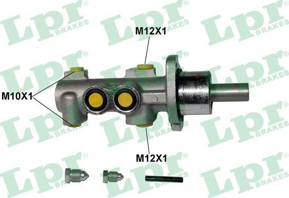 Тормозной цилиндр главный LPR для Peugeot 206 1998-2013. Артикул 1947
