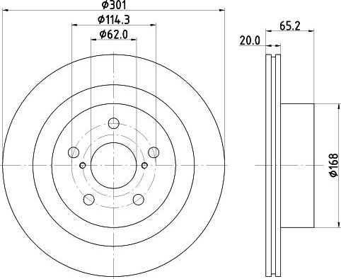 Тормозной диск Nisshinbo. Артикул ND1139K