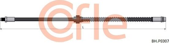 Тормозной шланг Cofle. Артикул 92.BH.PE007