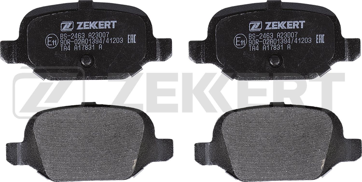 Тормозные колодки Zekkert задние для Fiat Doblo I 2001-2015. Артикул BS-2463
