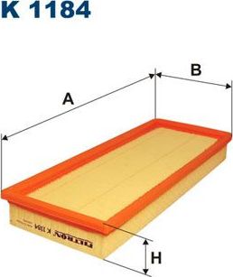 Салонный фильтр Filtron. Артикул K 1184