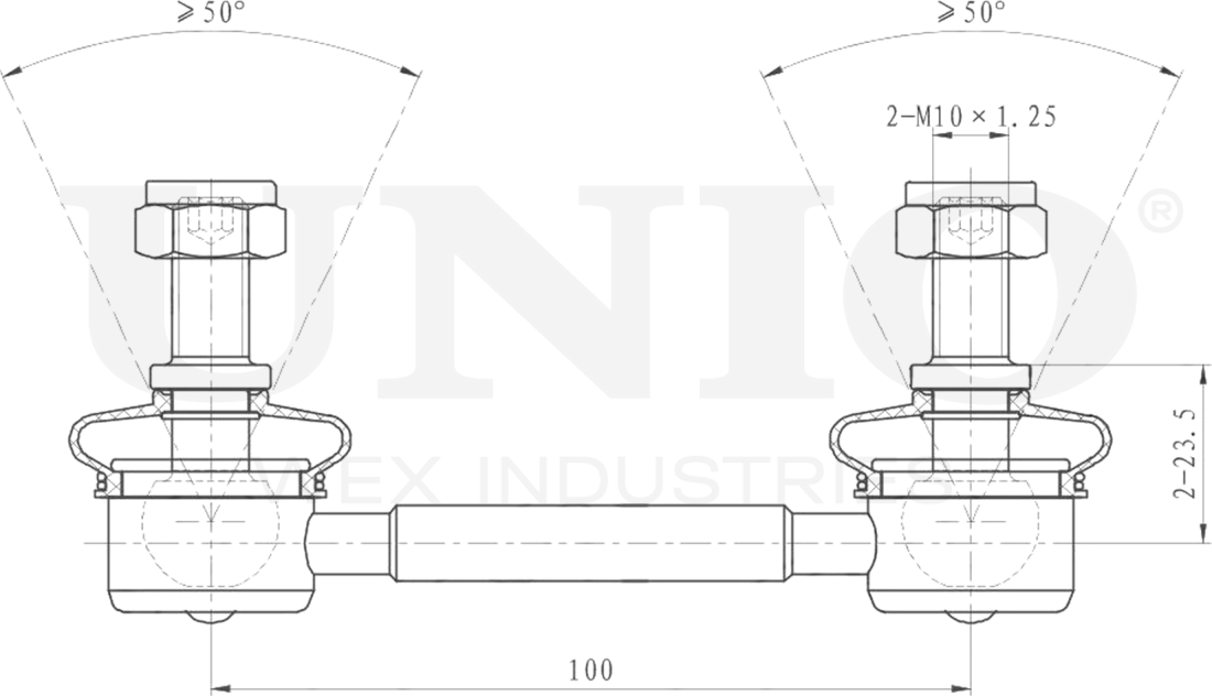Тяга/стойка стабилизатора (Unio). Артикул SSP-50303