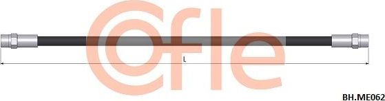 Тормозной шланг Cofle задний для Mercedes-Benz G-Класс W463 I 1997-2018. Артикул 92.BH.ME062