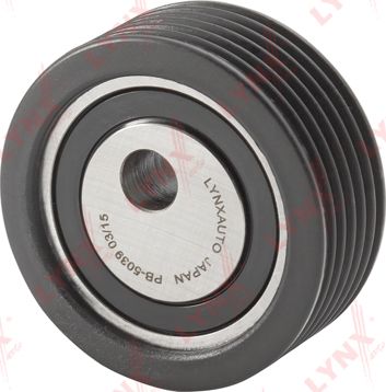 Натяжной ролик (натяжитель) приводного поликлинового ремня LYNXauto. Артикул PB-5039