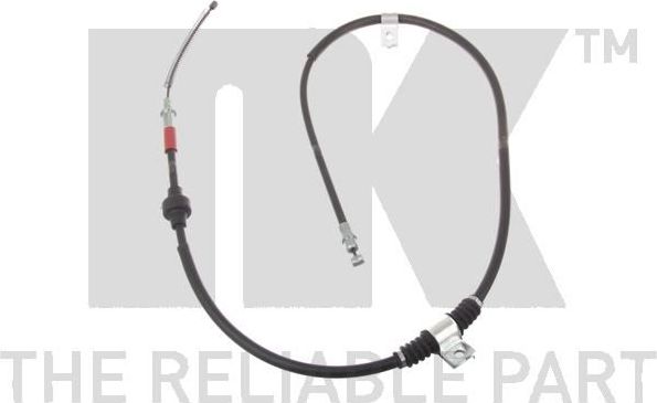 Трос ручника (тросик ручного тормоза) NK. Артикул 903023