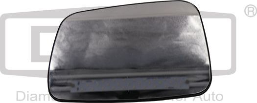 Зеркальное стекло бокового зеркала DPA правое для Volkswagen Transporter T4 1990-2003. Артикул 88570345602