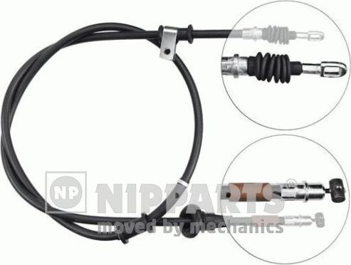 Трос ручника (тросик ручного тормоза) Nipparts правый для Mitsubishi Carisma I 1997-2006. Артикул J14778