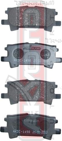 Тормозные колодки Akyoto Packing AKYOTO. Артикул AKDC-1498