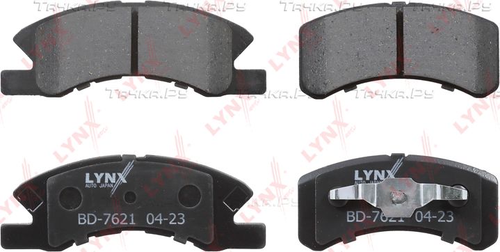 Тормозные колодки LYNXauto передние для Daihatsu Cuore VI (L251) 2003-2007. Артикул BD-7621