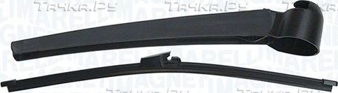 Поводок (рычаг) и щетка стеклоочистителя (дворника) Magneti Marelli. Артикул 000723180325