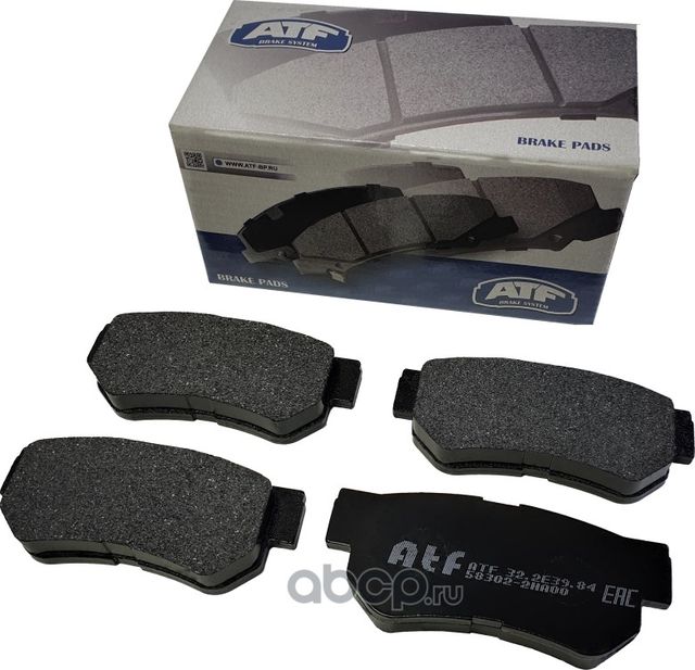 Колодки тормозные задние (ТагАЗ) (ATF). Артикул 322E3984