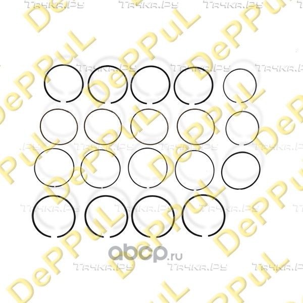 КОЛЬЦА ПОРШНЕВЫЕ 4 ЦИЛИНДРА TOYOTA AURIS (06-...), RAV 4 (00-05) (Deppul). Артикул DEA26899