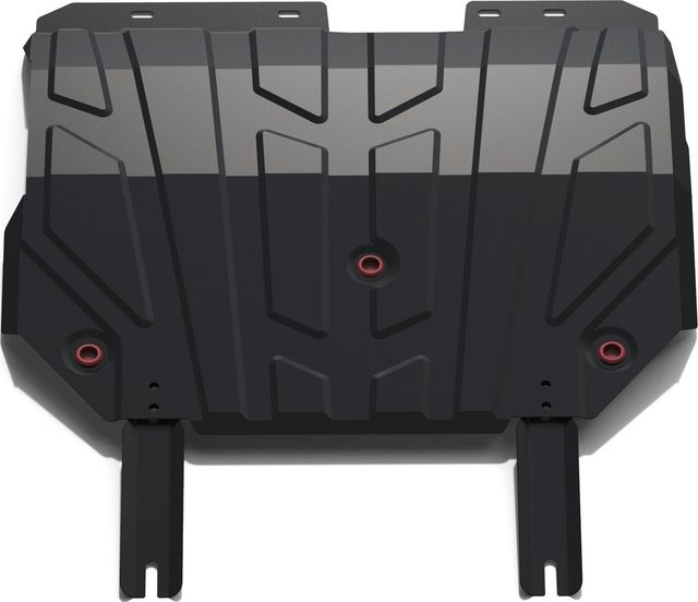 Защита АвтоБРОНЯ для картера и КПП (увеличенная) Chery Tiggo 5 FWD 2014-2020. Артикул 111.00912.1